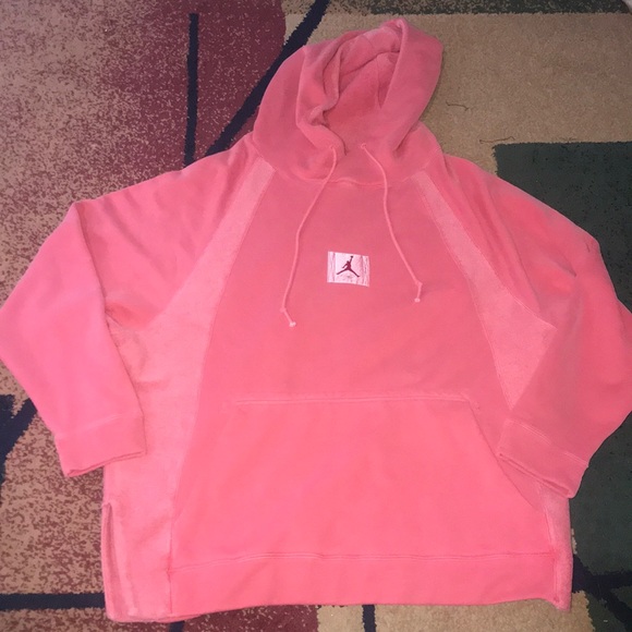 pink jordan hoodie mens